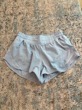 lululemon athletica Light Blue Women's 2.5” hotty hot shorts